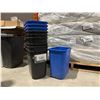 Image 1 : LOT OF 10 PLASTIC WASTE BINS