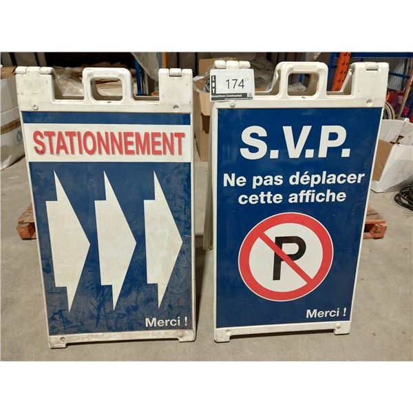 PLASTIC A-FRAME SIGNS 24 X 36