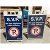 Image 1 : PLASTIC A-FRAME SIGNS 24 X 36