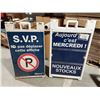 Image 1 : PLASTIC A-FRAME SIGNS 24 X 36