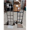 Image 1 : LOT OF 2 ASSORTED HAND TRUCKS