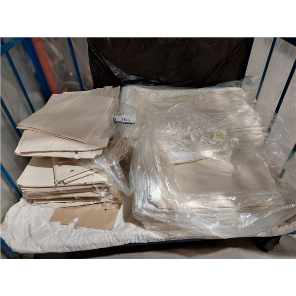 LOT OF ASSORTED GREY TOPS FOR QUEEN/KING MATTRESSES