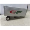 Image 10 : Vintage Consolidated Freightways Friction Tractor and Double Van Trailer with Dolly Hook-Up – In