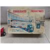 Image 13 : Vintage Consolidated Freightways Friction Tractor and Double Van Trailer with Dolly Hook-Up – In