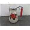 Image 1 : Vintage Hazel Atlas Frosted Syrup Dispenser, Kellogg Salad Tea Collectible Jar (No Lid), and Price
