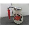 Image 9 : Vintage Hazel Atlas Frosted Syrup Dispenser, Kellogg Salad Tea Collectible Jar (No Lid), and Price