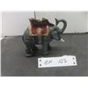 Image 1 : Vintage Mechanical Cast Iron Elephant Working Coin Bank – 7" × 5"