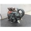 Image 2 : Vintage Mechanical Cast Iron Elephant Working Coin Bank – 7" × 5"