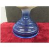Image 6 : Antique Queen Anne Home Sweet Home Lamp c.1930 with Red Floral Deco, Vintage Kerosene Ribbed Base