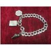 Image 7 : Sterling Silver Charm Bracelet with Charms
