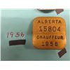 Image 3 : Chauffeur Badges – Qty 3 (2 Alberta 1946–1956, 1 Toronto 1948)