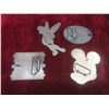 Image 2 : Novelty Belt Buckles – Qty 4 (Tinker Bell, Pac-Man, Mickey Mouse, and Pootie Tang)