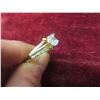 Image 7 : New 14K Gold Plated 1.0ct Cushion Cut Simulated Diamond (CZ) Ring – Size 6