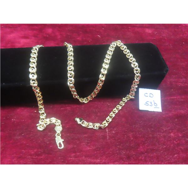 New 14K Gold Plated 6.0mm Cuban Link Necklace Chain – 23.5" Long