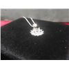 Image 6 : New Moissanite Lab Diamond 1.0ct Flower Necklace – 925S w/ White Gold Overlay, VVS1, GRA Report,