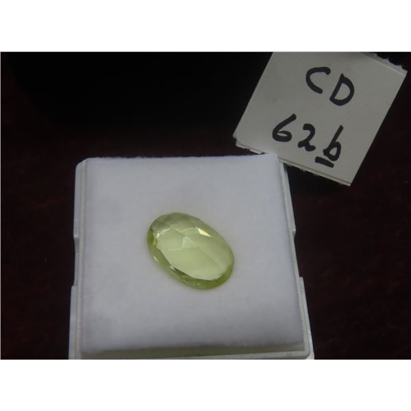 Natural Lemon Quartz 3.9ct – Oval Cut, 10.8 × 15.9mm