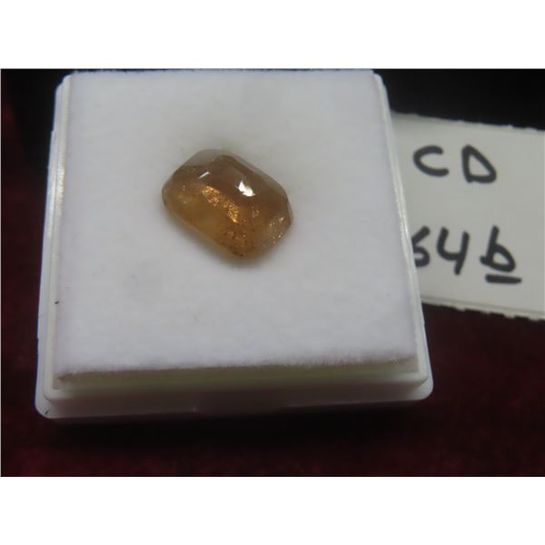 Natural Imperial Topaz 9.4ct – Emerald Cut, 9.7 × 13.3mm