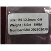 Image 7 : New Moissanite Lab Diamond 6.0ct – Round Brilliant Cut, GH, VVS1, GRA Report, Tests Positive w/