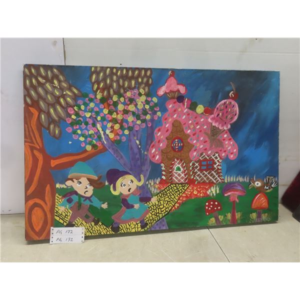 36" × 22½" Painting Signed "Berkers"