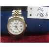 Image 1 : "Rolex" Faux Oyster Perpetual Date-Just Quartz Wrist Watch – Approx 37mm Face, 18mm Band, Working