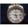 Image 6 : "Rolex" Faux Oyster Perpetual Date-Just Quartz Wrist Watch – Approx 37mm Face, 18mm Band, Working