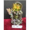 Image 1 : Decorative Double Water Globe Working Music Box Featuring Fairy and Angels Figurines
