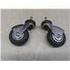 Image 6 : 8 Darcor Canada 23-DEZ Caster Wheels – 3/8" × 1", New Old Stock, Ideal for Industrial and