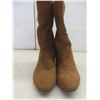 Image 4 : Ladies Suede Look Boots with 3" Heel – Size 8