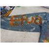 Image 3 : Custom-Painted Denim Jacket – Size Large