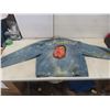 Image 6 : Custom-Painted Denim Jacket – Size Large