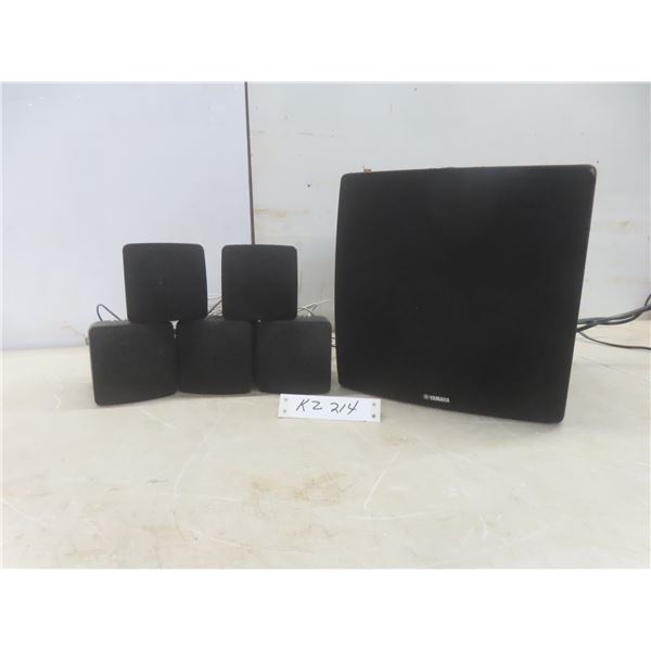Yamaha NS-B280 Speakers – Qty 5, and NS-SW280 Subwoofer