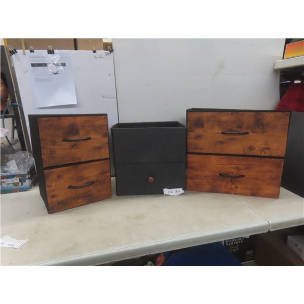 6 Foldable Storage Drawers – Largest 8½" × 18" × 11½"