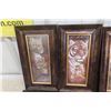 Image 3 : 4 African Animal Framed Pictures, Soapstone Sculpture and more