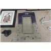 Image 7 : 4 African Animal Framed Pictures, Soapstone Sculpture and more