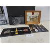 Image 1 : Miller/Harley-Davidson Metal Sign 8" × 18", Michelob Mirrored Sign 11" × 14", Toronto Maple Leafs