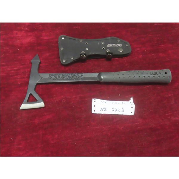 Estwing Black Eagle Tomahawk – Black on Black with Sheath