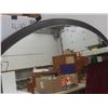 Image 3 : Oval Mirror on Wood Base – 31" × 36"