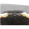 Image 3 : Vintage Pearl Necklace, 19" Long, with Pearl Charm