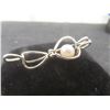 Image 6 : Vintage Pearl Necklace, 19" Long, with Pearl Charm