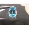 Image 4 : 2 Oval Cut Citrine and Blue Topaz Gemstones, 17.85 ct Total