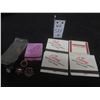 Image 1 : 6 Vintage Pins and 5 Matchbooks