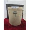 Image 1 : 5-Gallon Sunburst Stoneware Crock with Handles – Alberta, Canada