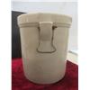 Image 6 : 5-Gallon Sunburst Stoneware Crock with Handles – Alberta, Canada