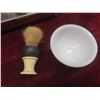 Image 4 : Vintage Style Shaving Set with Adjustable Vanity Mirror, Bowl, and Shaving Dish – 13" × 7" × 7¼"