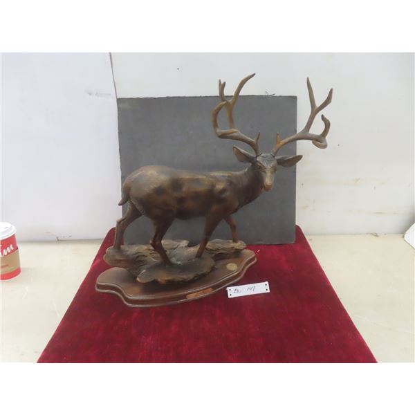 Bronze Sculpture "Early Snow" – Limited Edition by Scott Lennard, 20" × 22" × 8"
