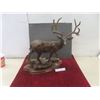 Image 1 : Bronze Sculpture "Early Snow" – Limited Edition by Scott Lennard, 20" × 22" × 8"