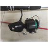 Image 3 : 5 Fishing Rods – Shimano and Shakespeare, with 3 Reels and Rod Bag