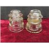 Image 4 : 11 Glass Insulators – Clear, Turquoise, and Green