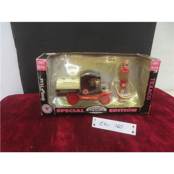 GearBox Special Edition Die-Cast Texaco Coin Banks – 1912 Ford Model T Oil Tanker and