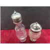 Image 10 : Antique Victorian-Era Silver-Plated Cruet Set – Decorative Dining Table Accessory, 15½" Tall